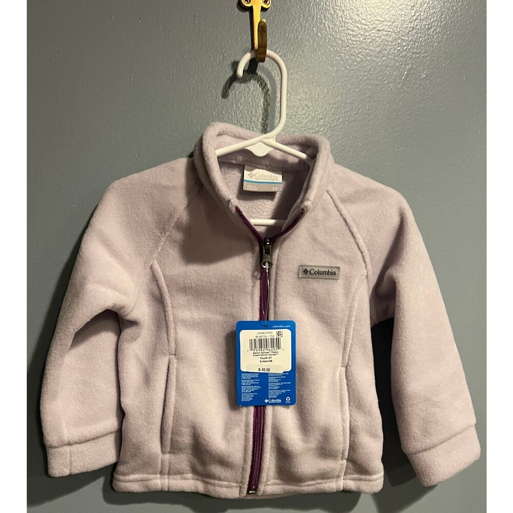 NWT Columbia Toddler Girls' Benton Springs Fleece Jacket - 2T - Picture 3 of 8